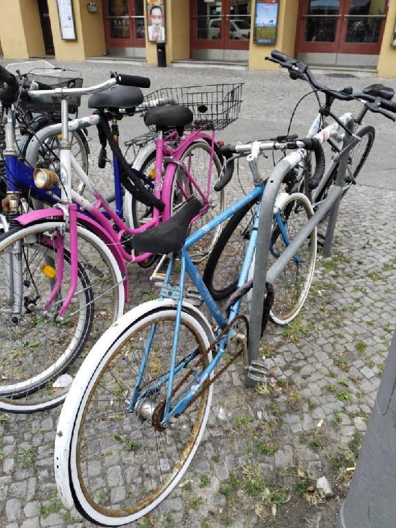 Foto zur Meldung: Abfall - Schrottfahrräder liste