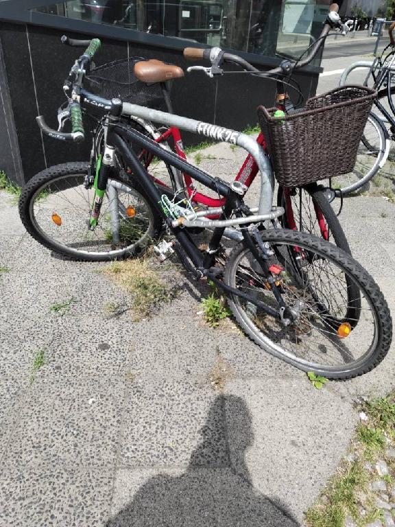 Foto zur Meldung: Abfall - Schrottfahrräder liste