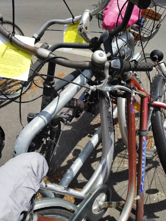 Foto zur Meldung: Abfall - Schrottfahrräder liste
