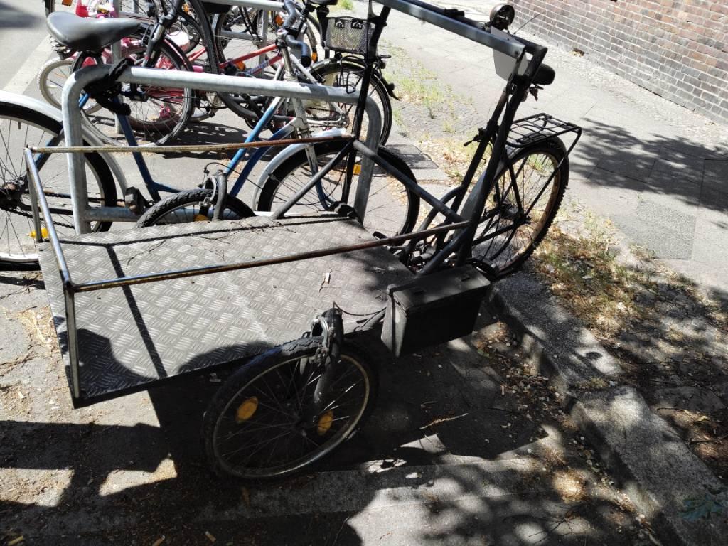 Foto zur Meldung: Abfall - Schrottfahrräder liste