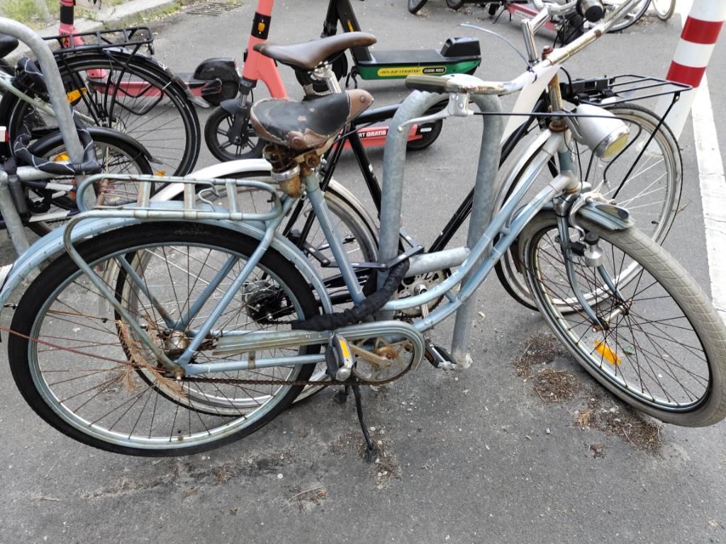 Foto zur Meldung: Abfall - Schrottfahrräder liste