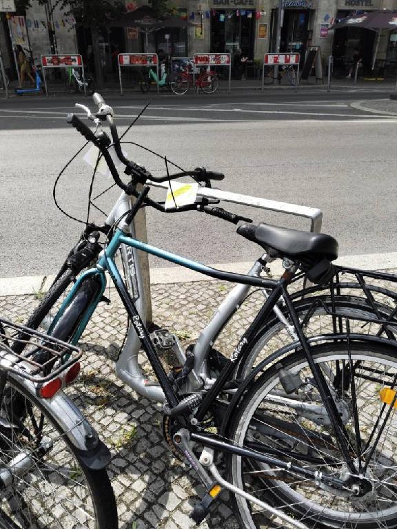 Foto zur Meldung: Abfall - Schrottfahrräder liste
