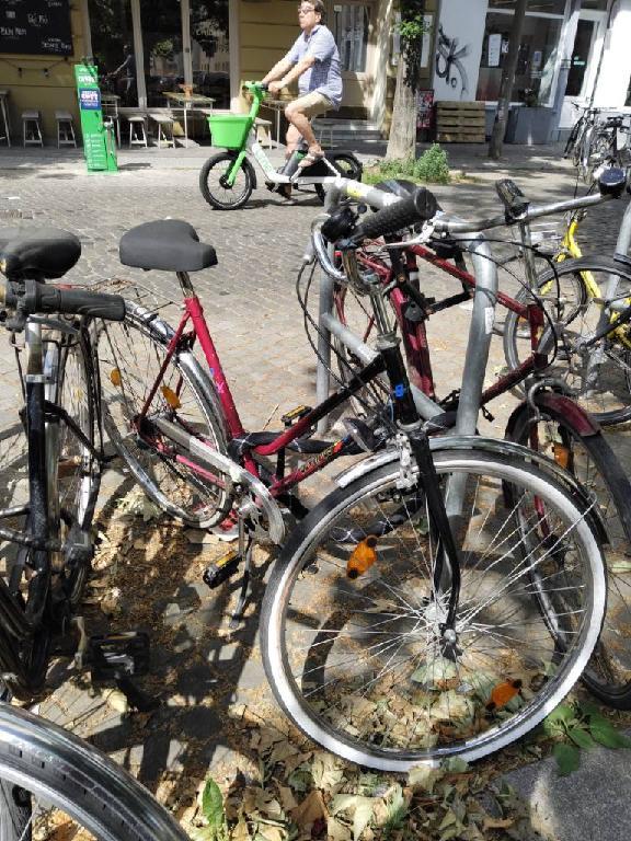 Foto zur Meldung: Abfall - Schrottfahrräder liste