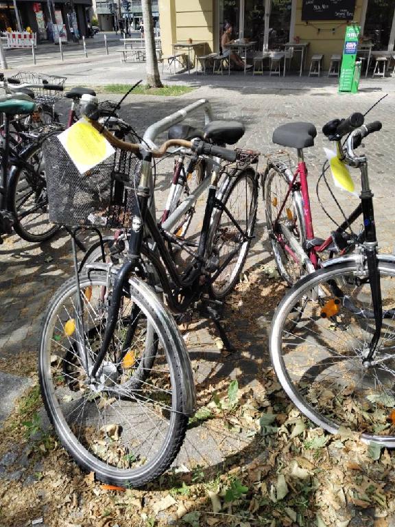 Foto zur Meldung: Abfall - Schrottfahrräder liste