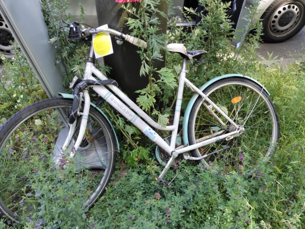 Foto zur Meldung: Abfall - Schrottfahrräder liste