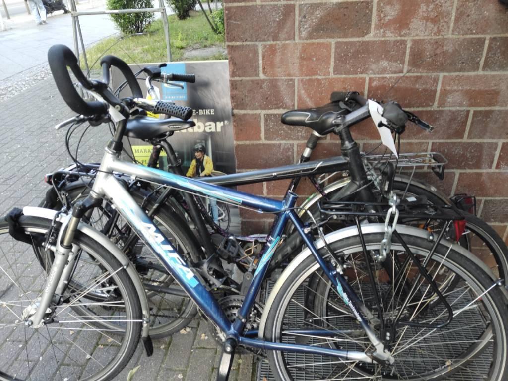 Foto zur Meldung: Abfall - Schrottfahrräder liste