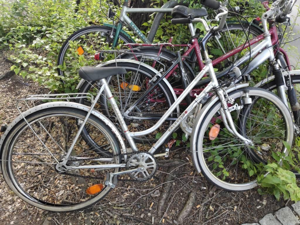 Foto zur Meldung: Abfall - Schrottfahrräder liste
