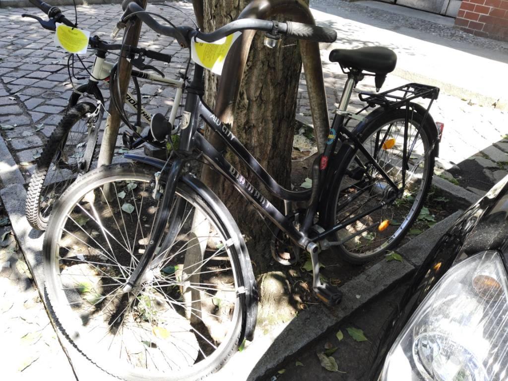 Foto zur Meldung: Abfall - Schrottfahrräder liste
