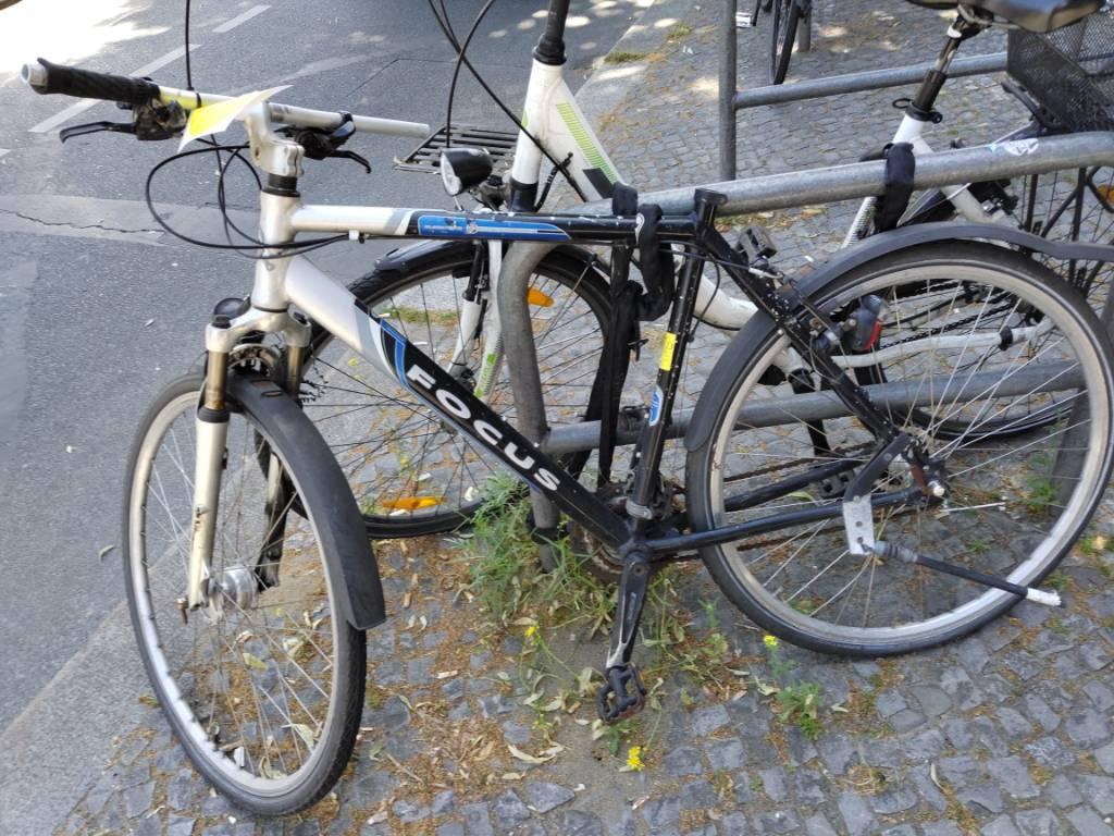 Foto zur Meldung: Abfall - Schrottfahrräder liste