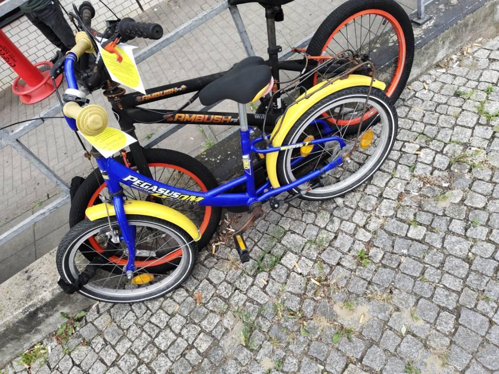 Foto zur Meldung: Abfall - Schrottfahrräder liste