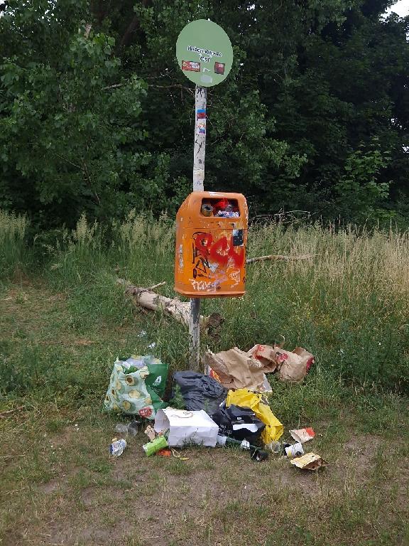 Foto zur Meldung: Abfall - Papierkörbe