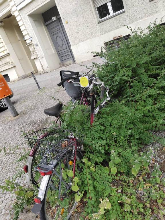 Foto zur Meldung: Abfall - Schrottfahrräder liste