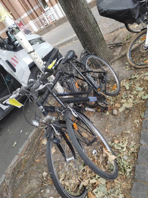 Foto zur Meldung: Abfall - Schrottfahrräder Liste