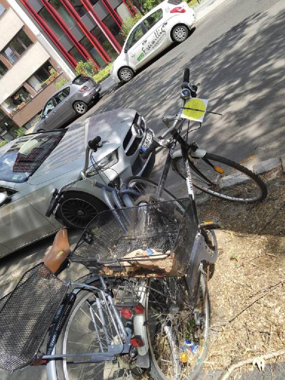 Foto zur Meldung: Abfall - Schrottfahrräder liste