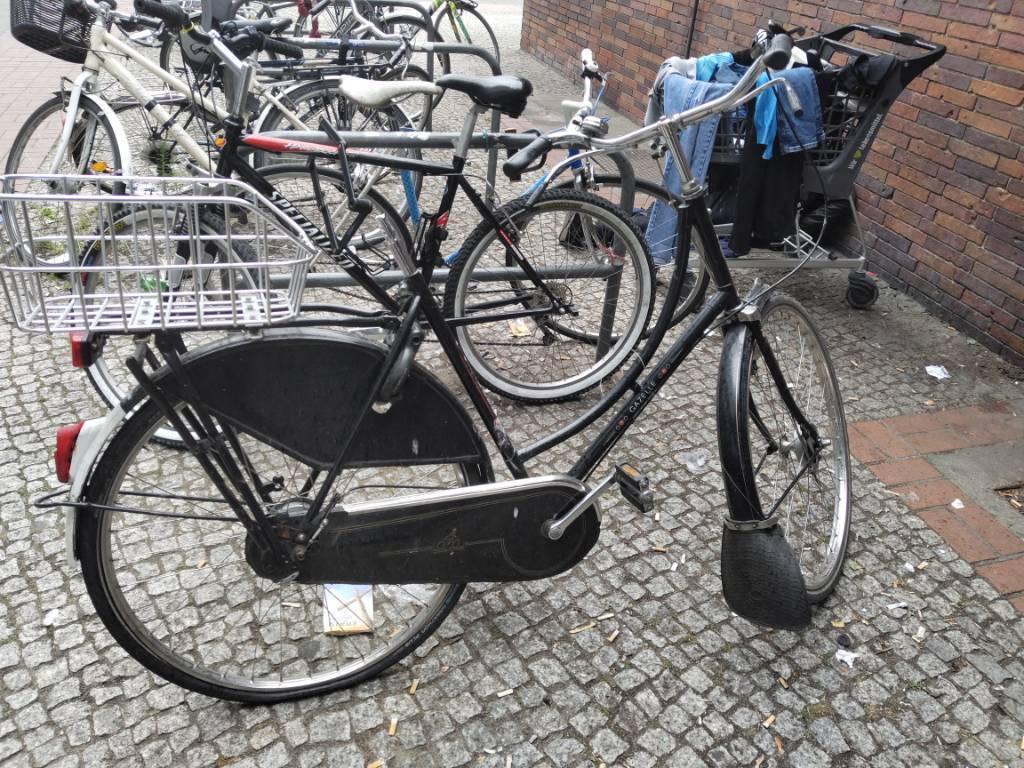 Foto zur Meldung: Abfall - Schrottfahrräder liste