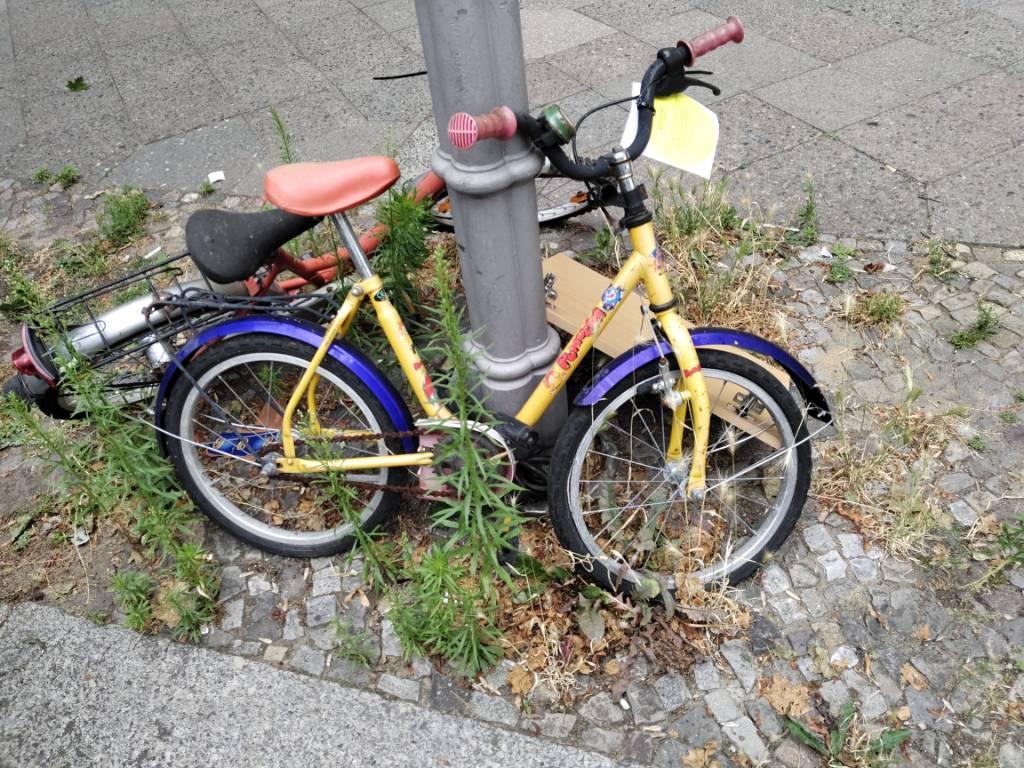 Foto zur Meldung: Abfall - Schrottfahrräder liste