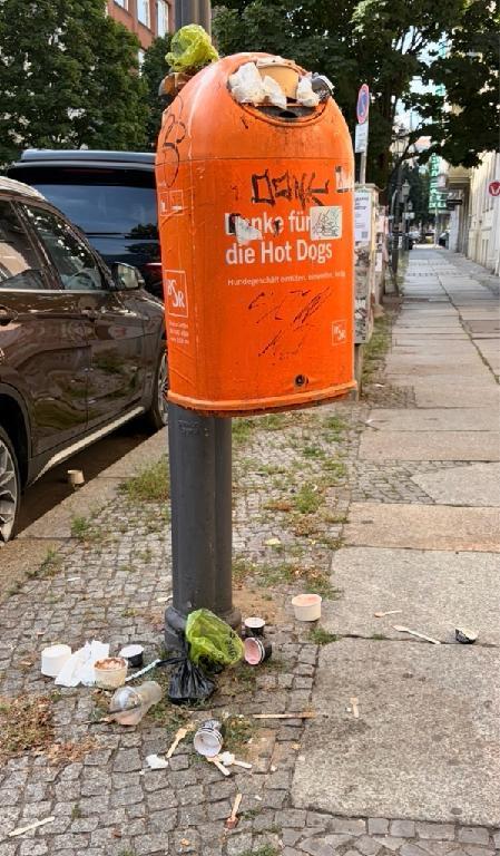 Foto zur Meldung: Abfall - Papierkörbe