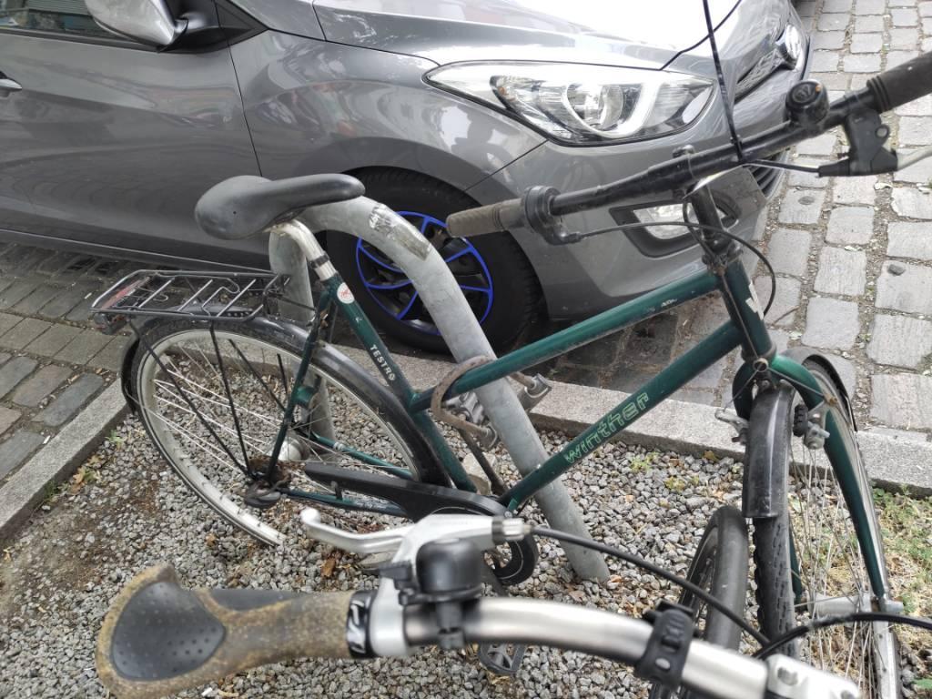 Foto zur Meldung: Abfall - Schrottfahrräder liste