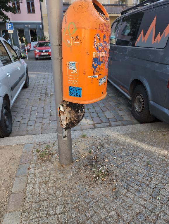 Foto zur Meldung: Abfall - Papierkörbe