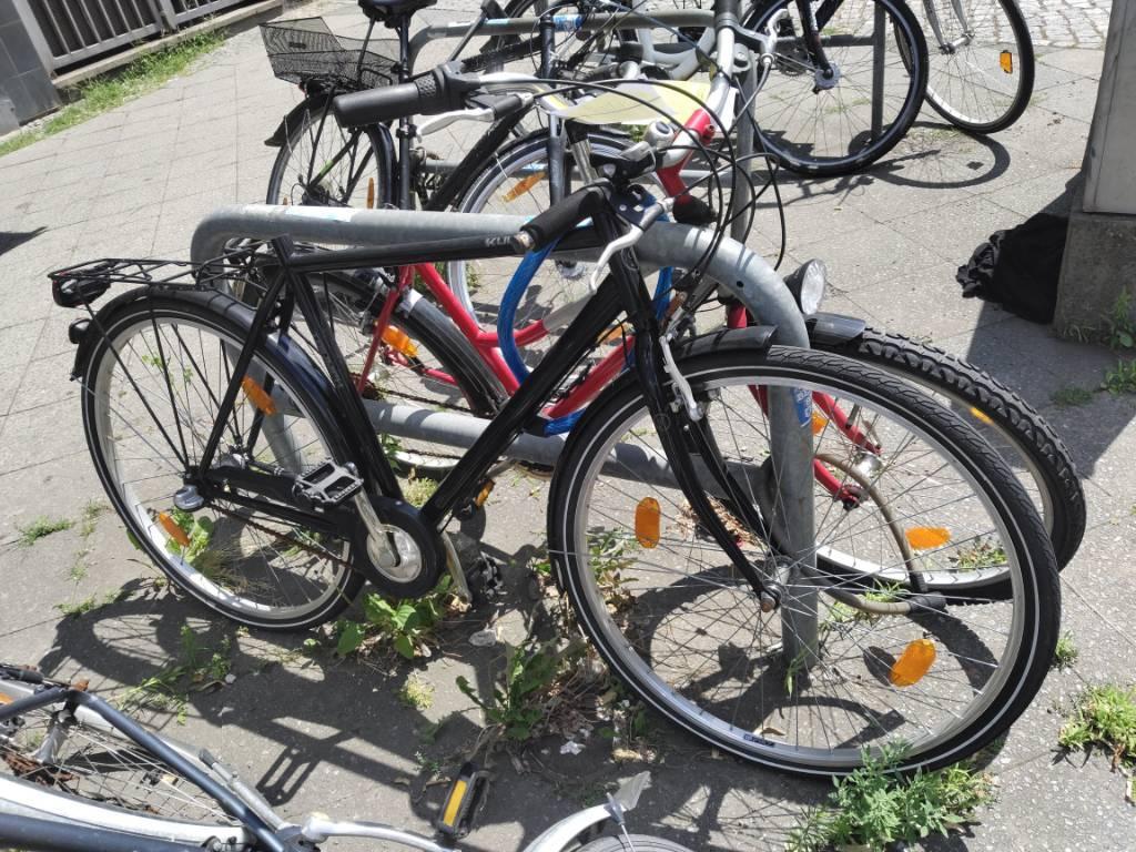 Foto zur Meldung: Abfall - Schrottfahrräder