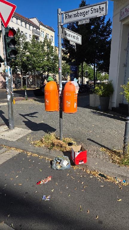 Foto zur Meldung: Abfall - Papierkörbe