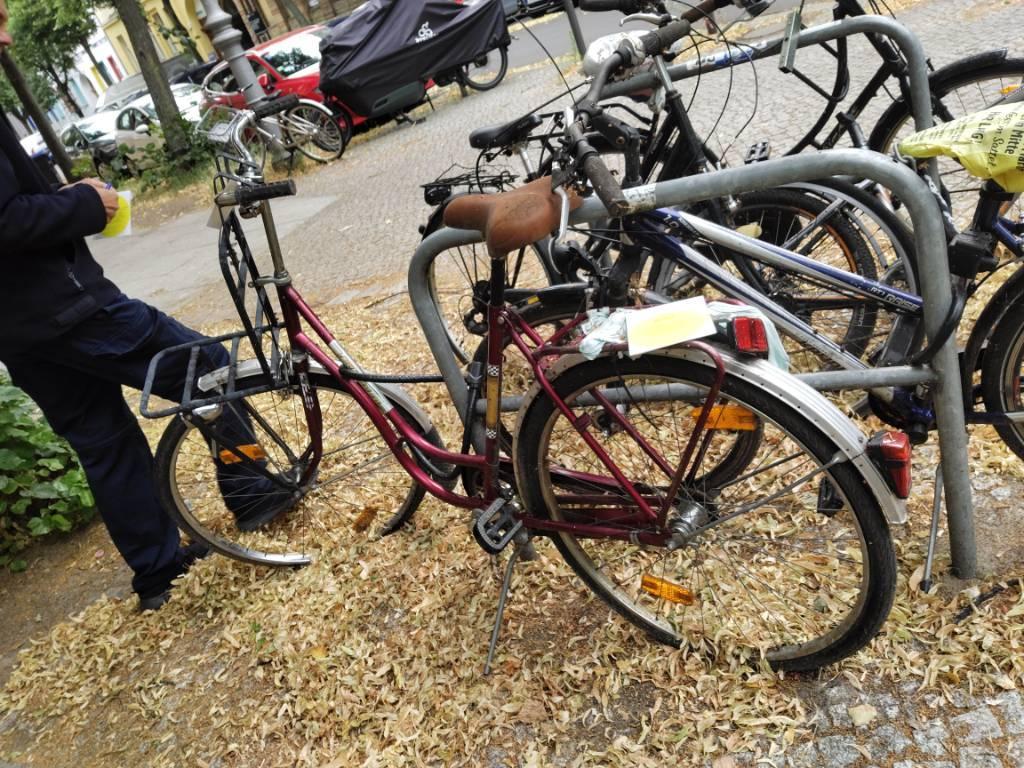 Foto zur Meldung: Abfall - Schrottfahrräder liste