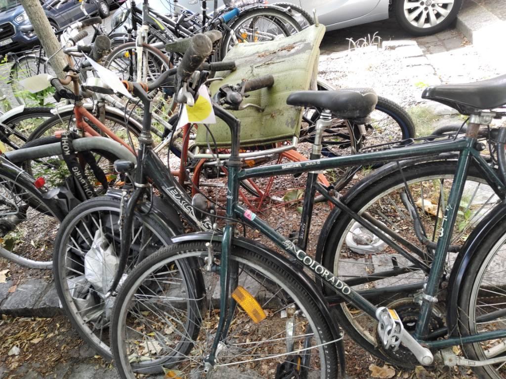 Foto zur Meldung: Abfall - Schrottfahrräder liste