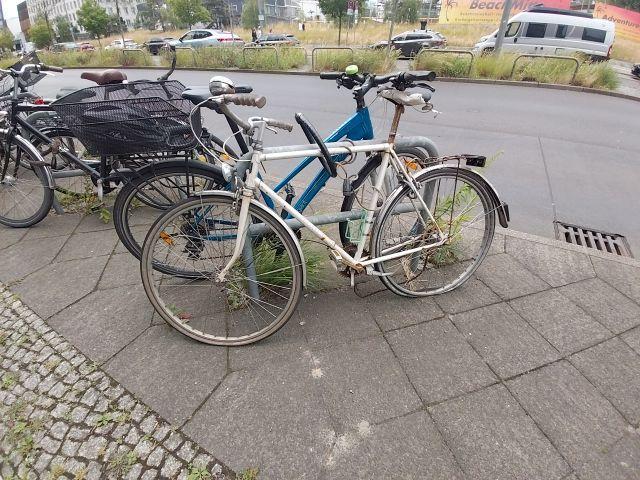 Foto zur Meldung: Abfall - Schrottfahrräder pr.