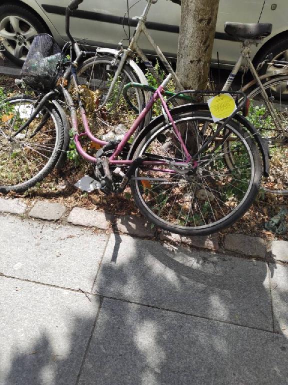 Foto zur Meldung: Abfall - Schrottfahrräder liste