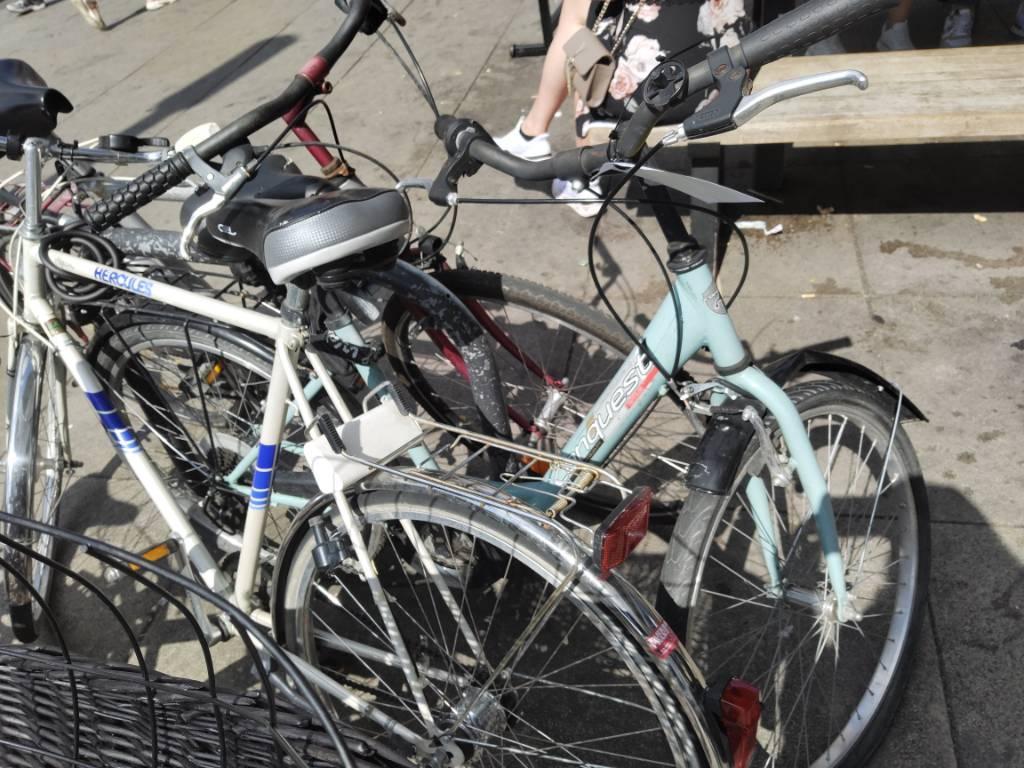 Foto zur Meldung: Abfall - Schrottfahrräder liste