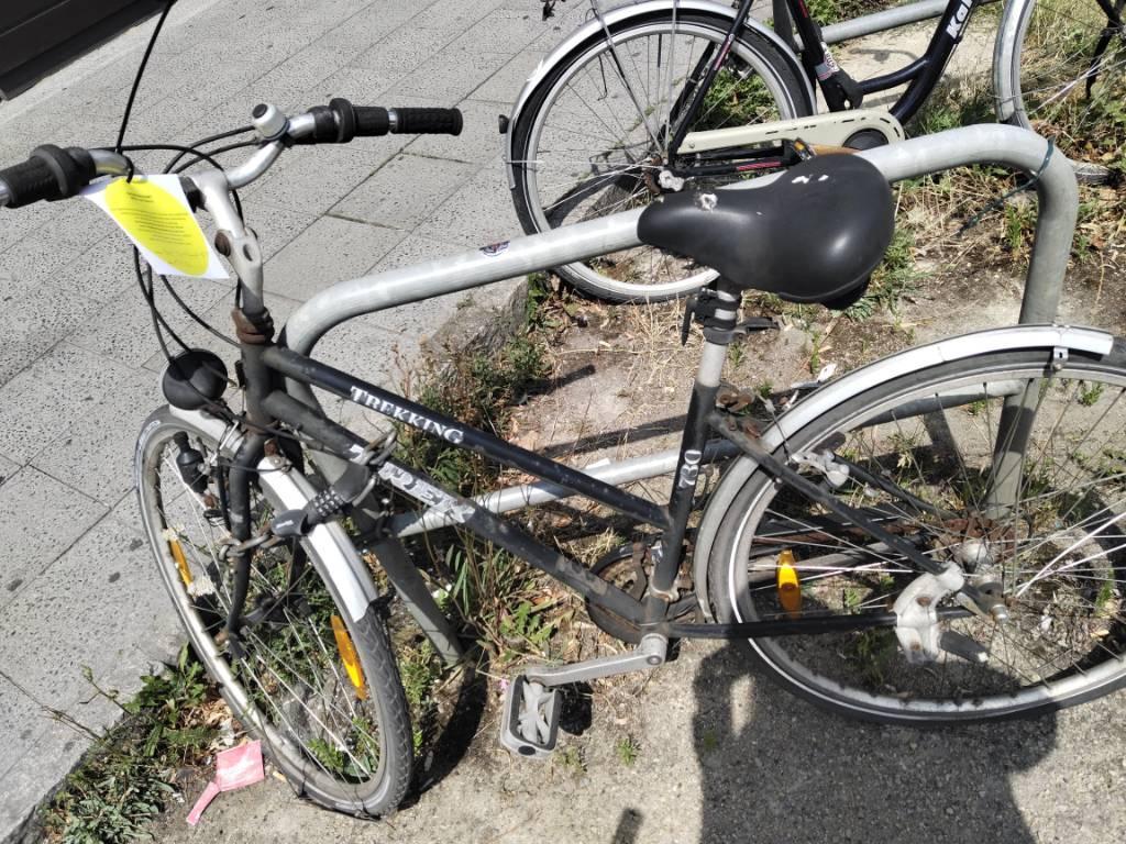 Foto zur Meldung: Abfall - Schrottfahrräder liste