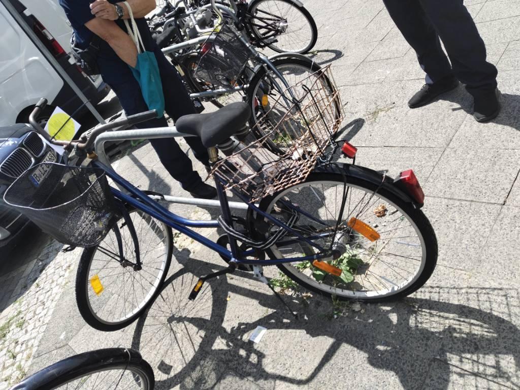 Foto zur Meldung: Abfall - Schrottfahrräder