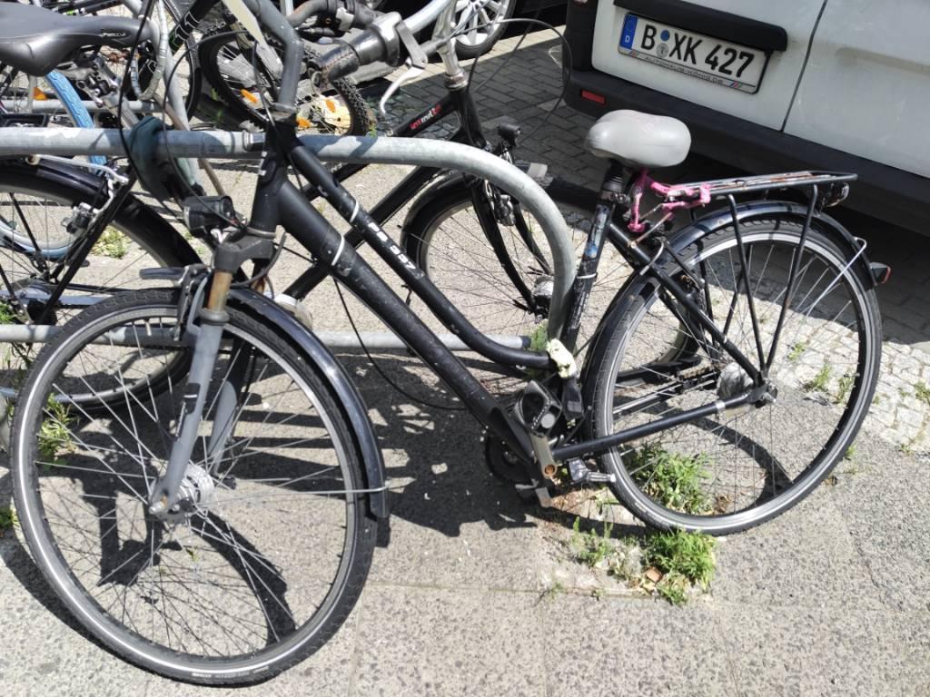 Foto zur Meldung: Abfall - Schrottfahrräder liste