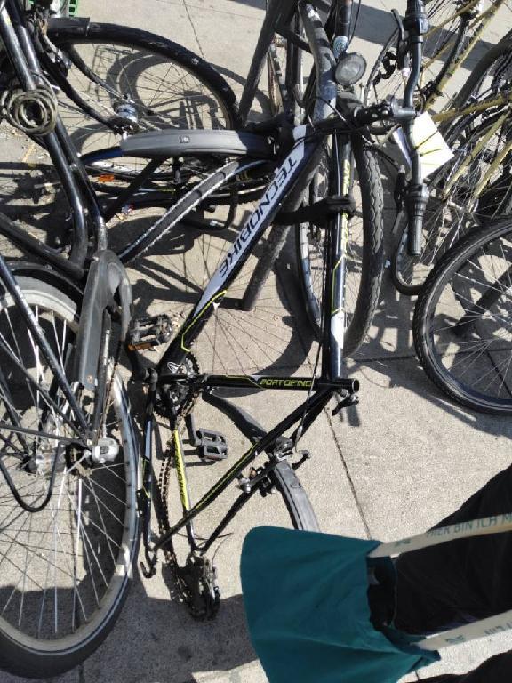 Foto zur Meldung: Abfall - Schrottfahrräder liste