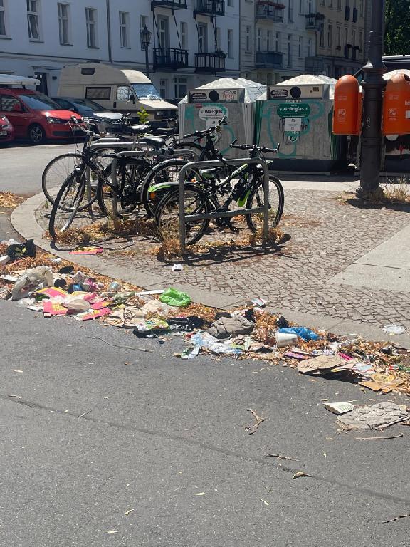 Foto zur Meldung: Straßenaufsicht - Mangelnde Straßenreinigung