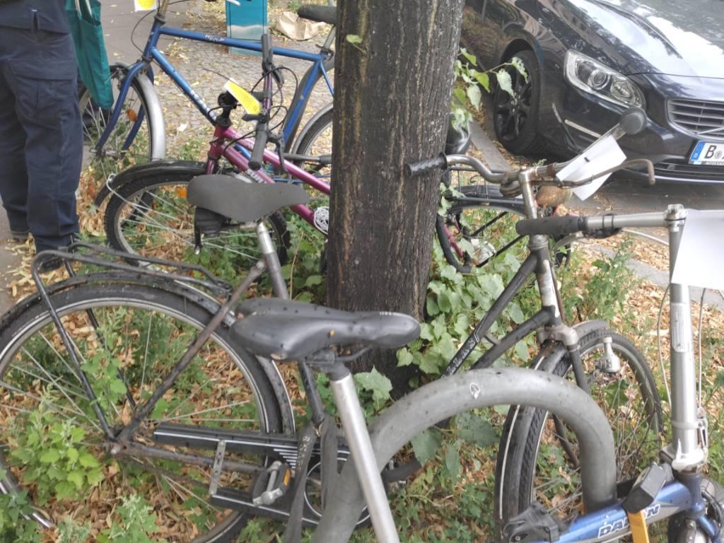 Foto zur Meldung: Abfall - Schrottfahrräder liste