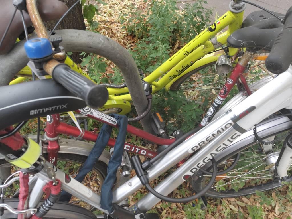 Foto zur Meldung: Abfall - Schrottfahrräder liste