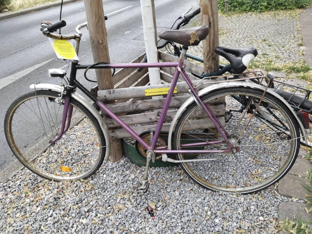 Foto zur Meldung: Abfall - Schrottfahrräder liste