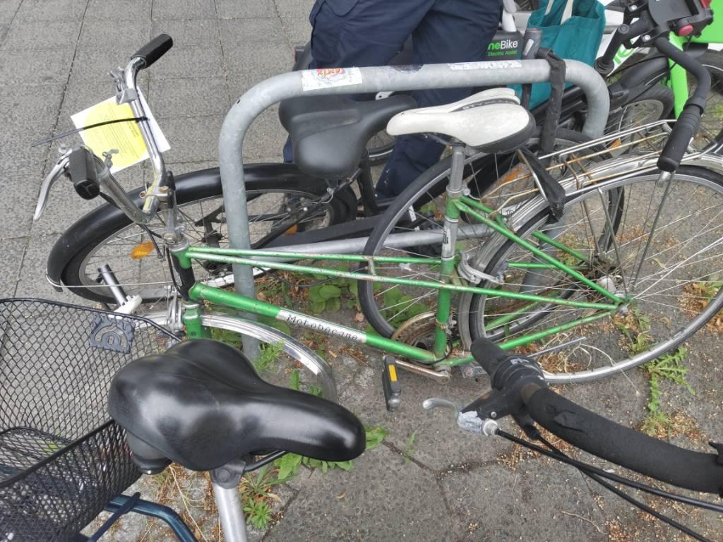 Foto zur Meldung: Abfall - Schrottfahrräder liste