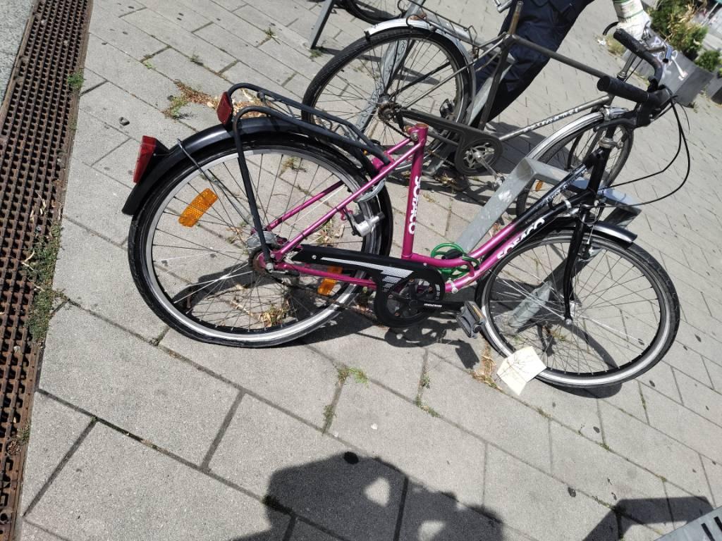 Foto zur Meldung: Abfall - Schrottfahrräder entsorgt