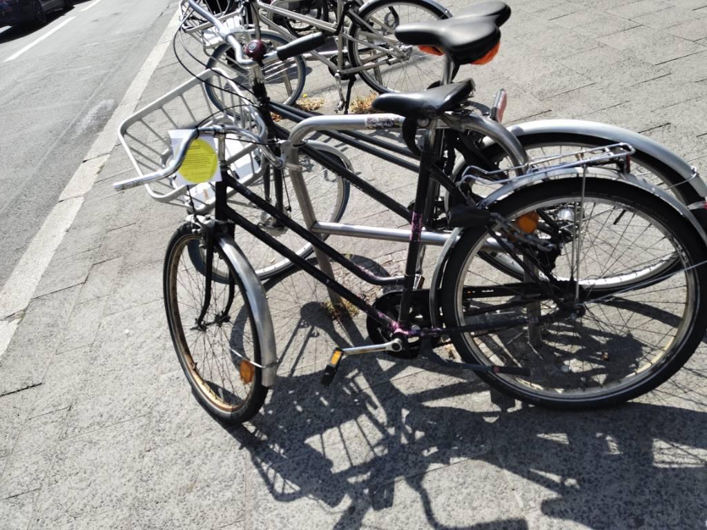 Foto zur Meldung: Abfall - Schrottfahrräder liste
