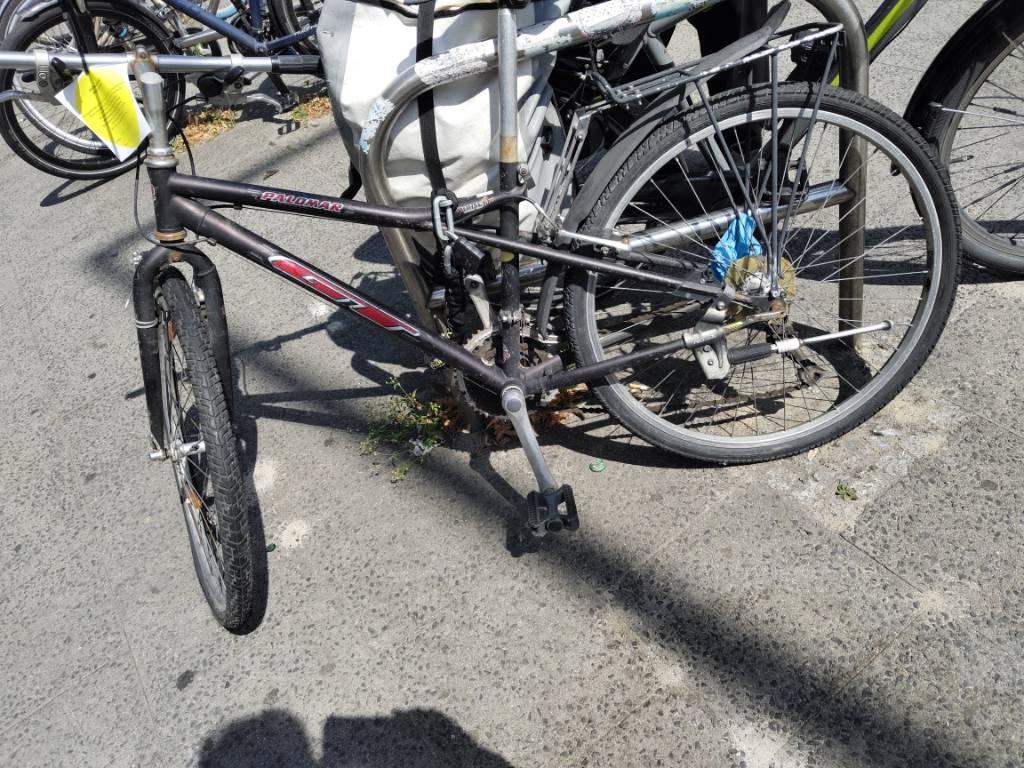 Foto zur Meldung: Abfall - Schrottfahrräder liste