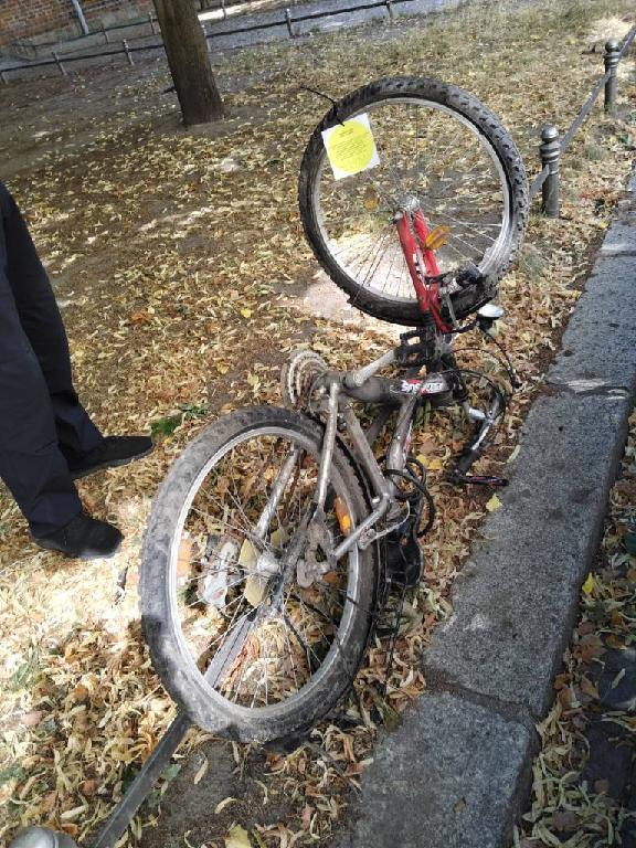 Foto zur Meldung: Abfall - Schrottfahrräder liste