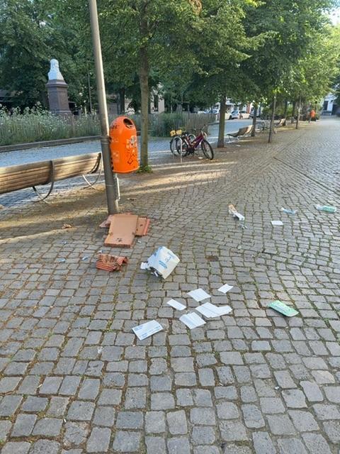 Foto zur Meldung: Straßenaufsicht - Mangelnde Straßenreinigung