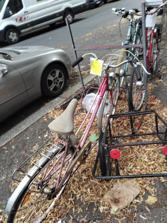 Foto zur Meldung: Abfall - Schrottfahrräder liste