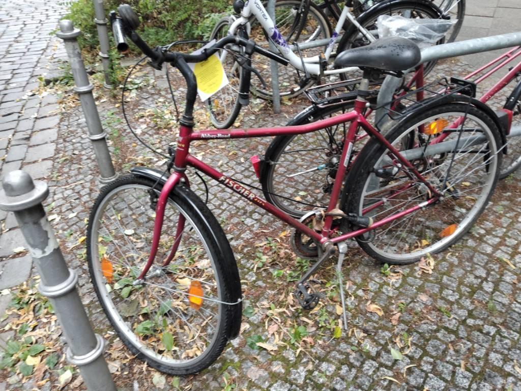 Foto zur Meldung: Abfall - Schrottfahrräder liste