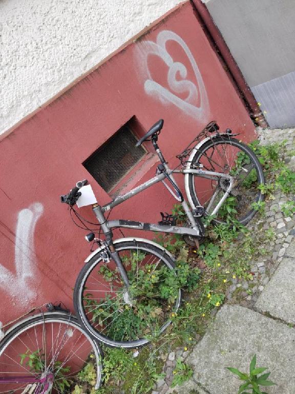 Foto zur Meldung: Abfall - Schrottfahrräder liste