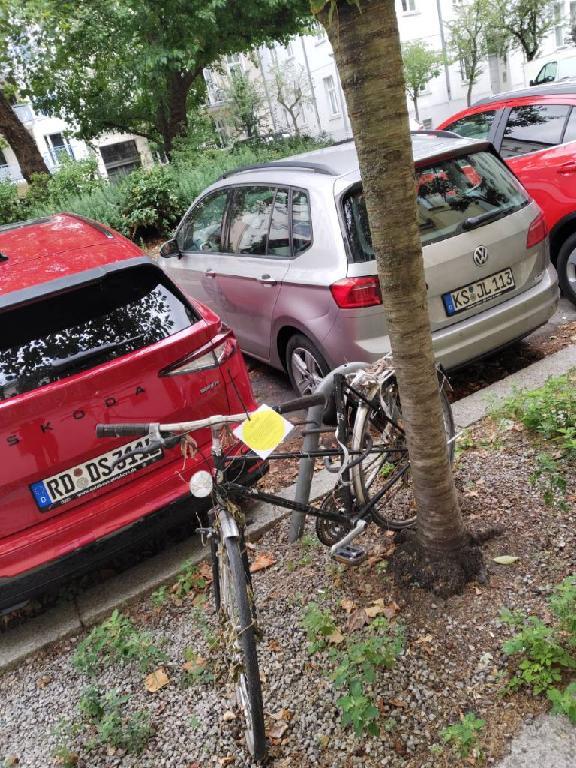 Foto zur Meldung: Abfall - Schrottfahrräder liste