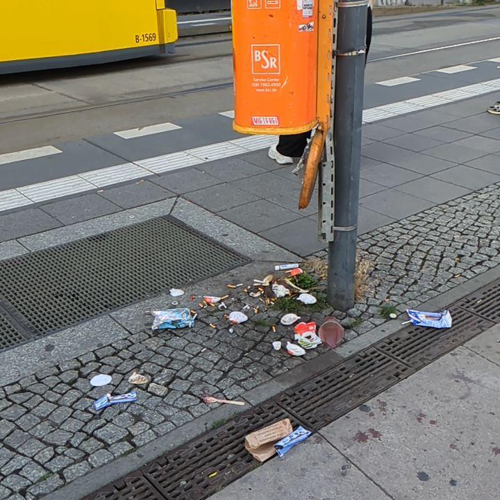 Foto zur Meldung: Abfall - Papierkörbe