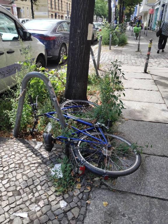 Foto zur Meldung: Abfall - Schrottfahrräder liste